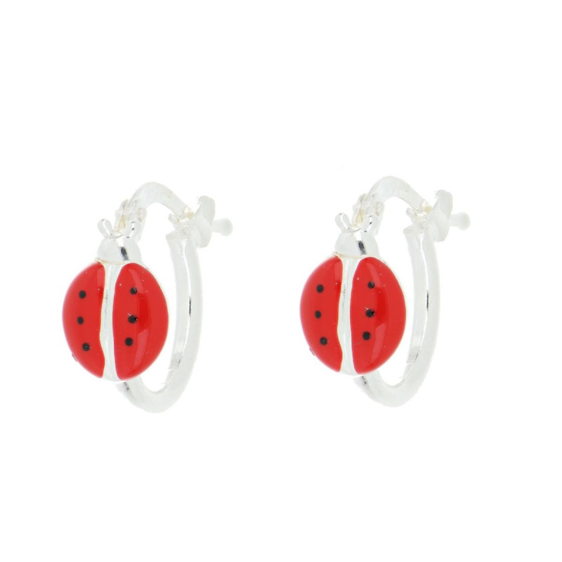 ORECCHINI BABY IN ARGENTO 925 COCCINELLA MM 8,7