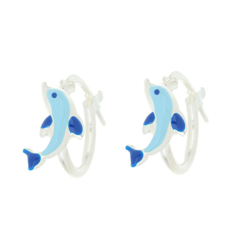 ORECCHINI BABY DELFINO MM 4 IN ARGENTO 925