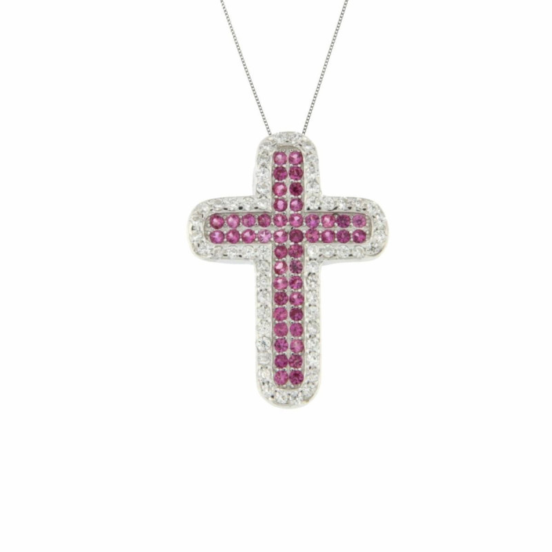 PENDENTE CROCE IN ARGENTO 925