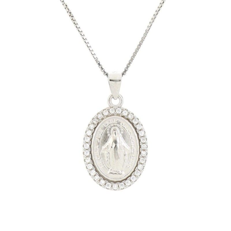 PENDENTE "MADONNINE" CON MADONNA MM 15 IN ARGENTO 925