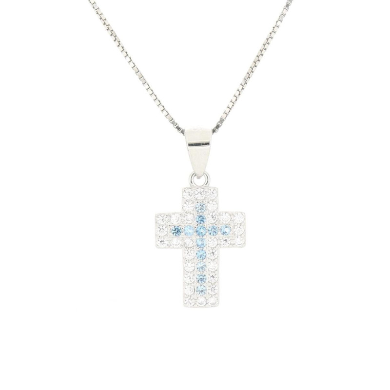 PENDENTE CROCE IN ARGENTO 925