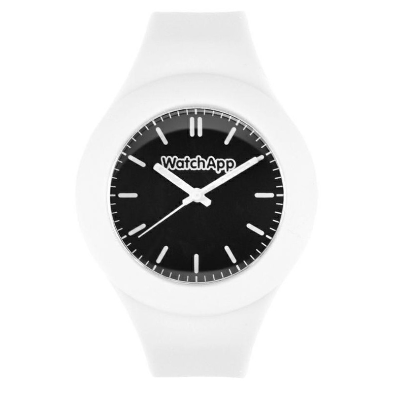 OROLOGIO WATCHAPP IN SILICONE BIANCO