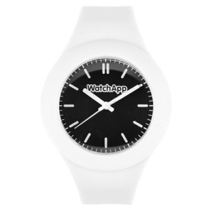 OROLOGIO WATCHAPP IN SILICONE BIANCO