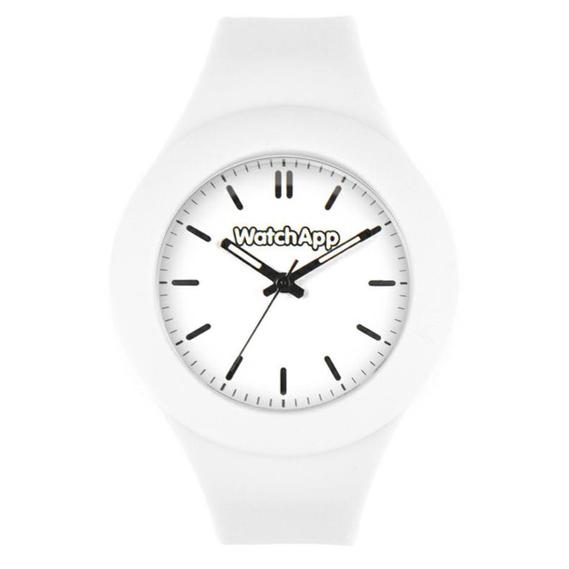 OROLOGIO WATCHAPP IN SILICONE BIANCO