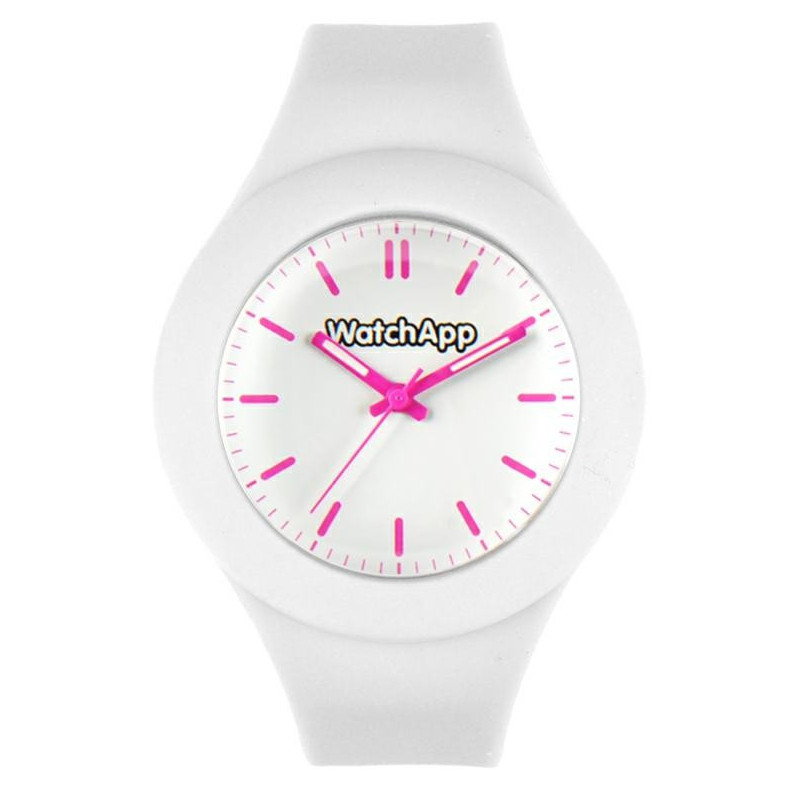 OROLOGIO WATCHAPP IN SILICONE BIANCO