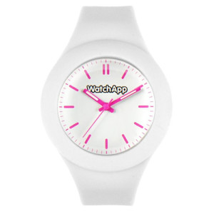 OROLOGIO WATCHAPP IN SILICONE BIANCO