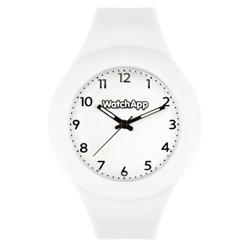 OROLOGIO WATCHAPP IN SILICONE BIANCO