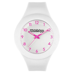 OROLOGIO WATCHAPP IN SILICONE BIANCO