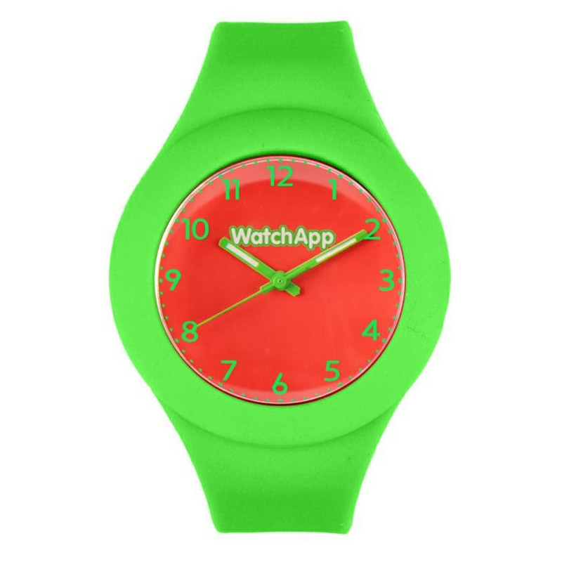 OROLOGIO WATCHAPP IN SILICONE VERDE