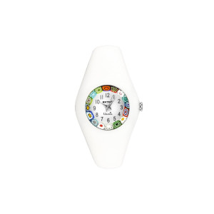 OROLOGIO MURRINA VENEZIANA CON VETO DI MURANO BIANCO