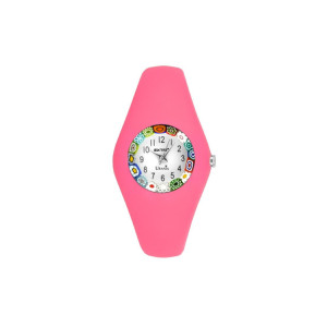 OROLOGIO MURRINA VENEZIANA CON VETO DI MURANO FUCSIA