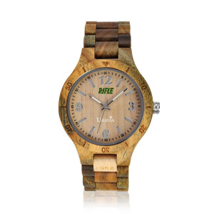 OROLOGIO UOMO IN LEGNO CON CASSA ACERO SANDALO BRA ACERO SANDALO