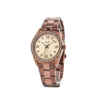 OROLOGIO DONNA CON CASSA IN METALLO MM 34 BRACCIALE ACCIAIO