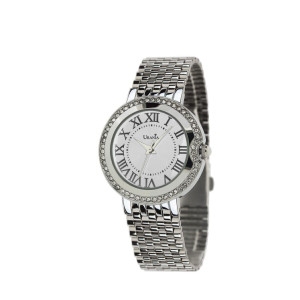 OROLOGIO DONNA CON CASSA IN METALLO MM 34 BRACCIALE ACCIAIO