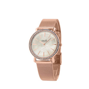 OROLOGIO DONNA CON CASSA IN ACCIAIO MM 34 BRACCIAL MAGLIA MILANO