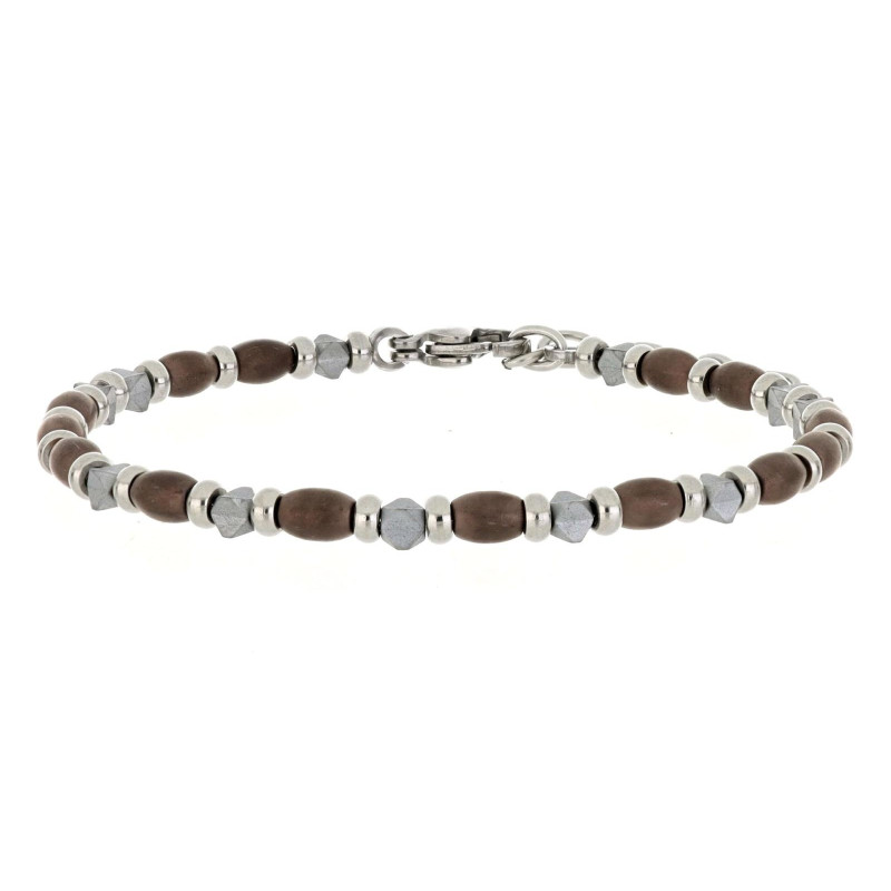 BRACCIALE CM 19+2 UOMO IN ACCIAIO