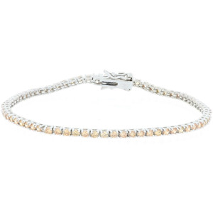 BRACCIALE CM 18 TENNIS 2MM IN ARGENTO 925