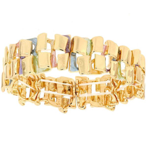 BRACCIALE ARMONIA MM 18 IN OTTONE