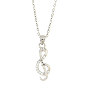 PENDENTE MISTI IN ARGENTO 925 NOTA MUSICALE