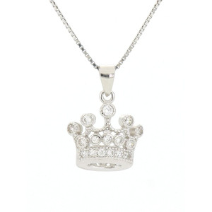 PENDENTE MISTI CORONA MM 14 IN ARGENTO 925