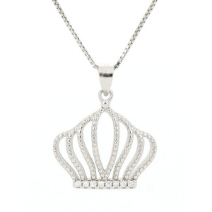 PENDENTE MISTI CORONA MM 16 IN ARGENTO 925