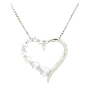 PENDENTE CON CUORE 19 MM MISTI IN ARGENTO 925 CON CATENA