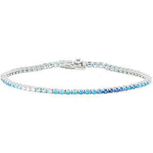 BRACCIALE CM 16 TENNIS 2MM IN ARGENTO 925