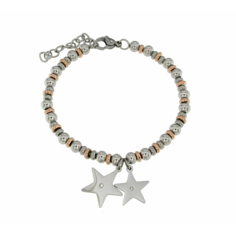 BRACCIALE "IDEAL" IN ACCIAIO CON STELLA