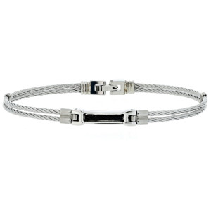 BRACCIALE UOMO IN ACCIAIO MM 6