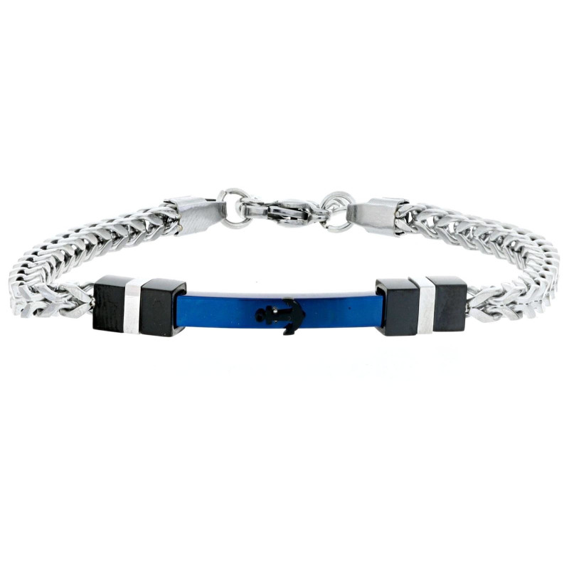 BRACCIALE CM 21+2 UOMO IN ACCIAIO MM 3