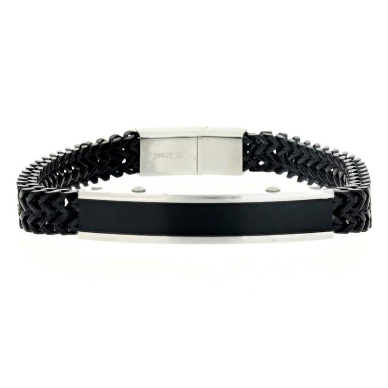 BRACCIALE CM 21 UOMO IN ACCIAIO MM 8