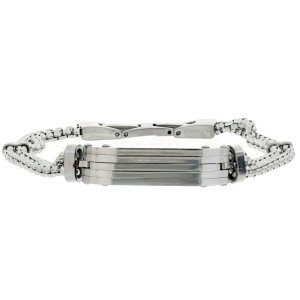 BRACCIALE CM 20 UOMO IN ACCIAIO MM 8