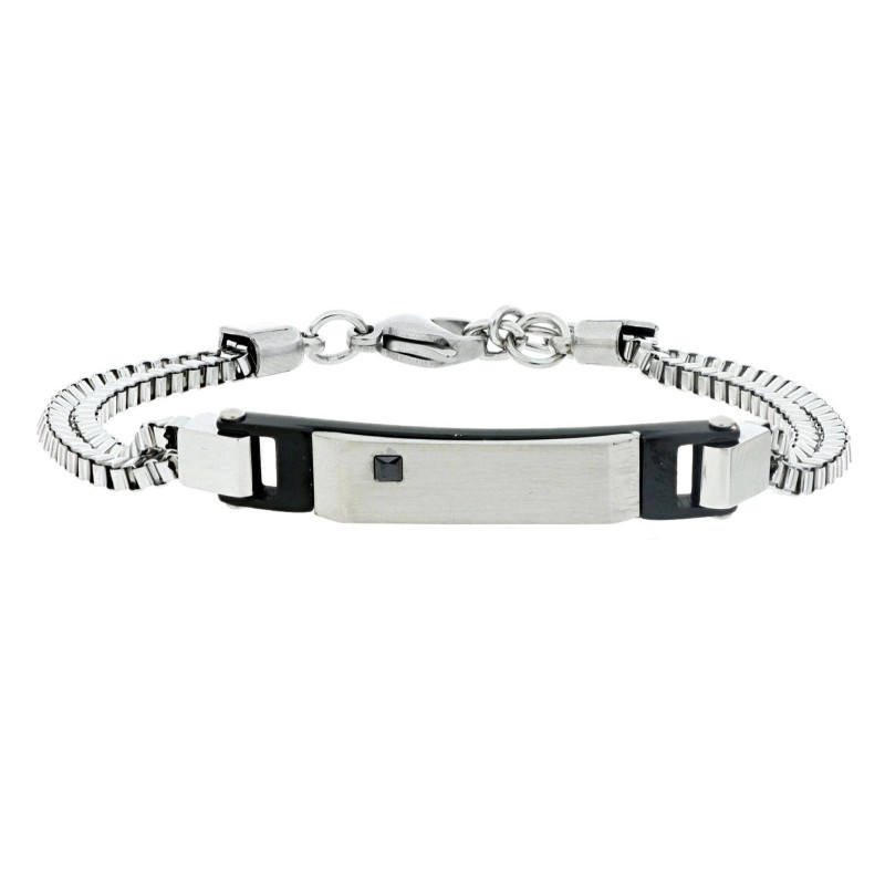 BRACCIALE CM 20+1 UOMO IN ACCIAIO MM 5