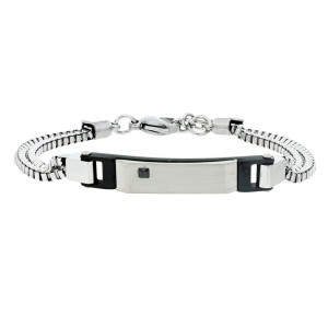 BRACCIALE CM 20+1 UOMO IN ACCIAIO MM 5