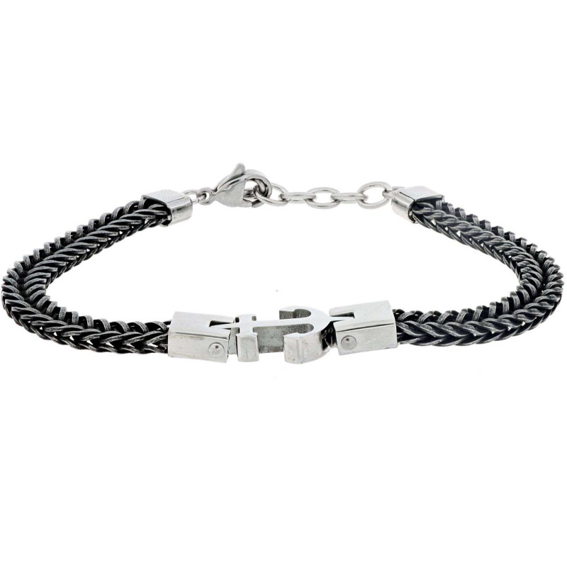 BRACCIALE CM 19+2 UOMO IN ACCIAIO MM 11