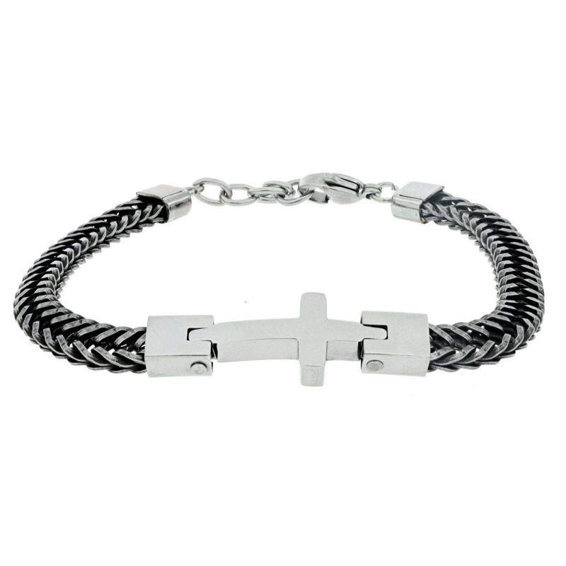 BRACCIALE CM 19+2 UOMO IN ACCIAIO MM 12