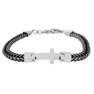 BRACCIALE CM 19+2 UOMO IN ACCIAIO MM 12