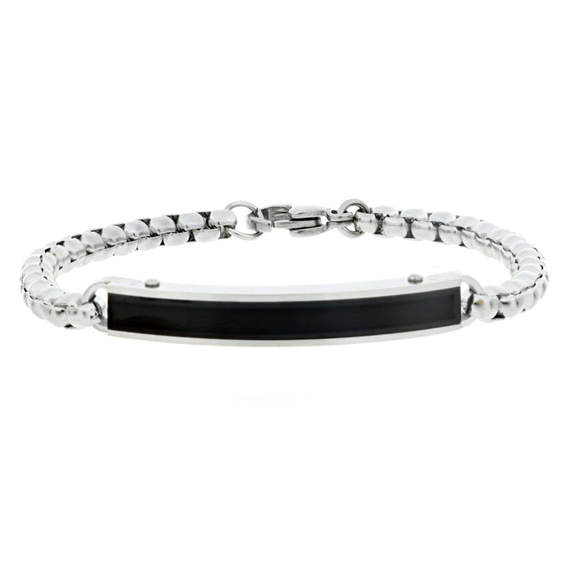 BRACCIALE CM 22 UOMO IN ACCIAIO MM 7