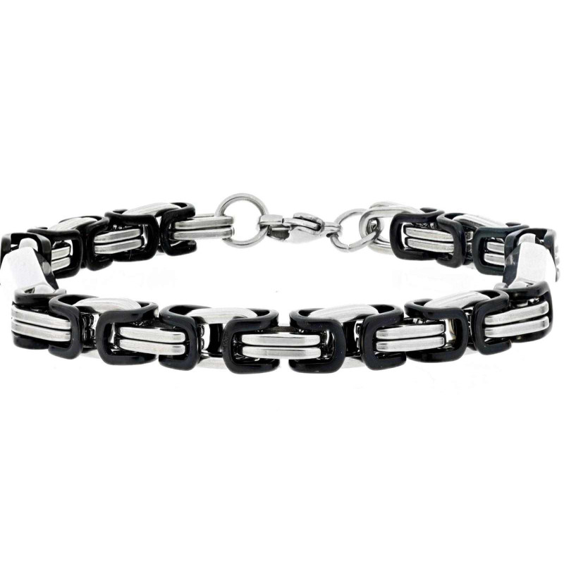 BRACCIALE CM 22 UOMO IN ACCIAIO MM 7