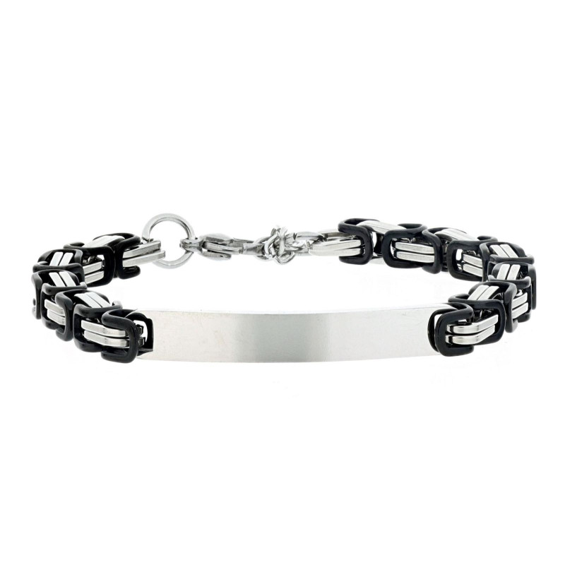 BRACCIALE CM 19+3 UOMO IN ACCIAIO MM 6