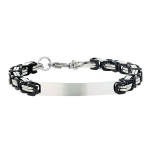 BRACCIALE CM 19+3 UOMO IN ACCIAIO MM 6