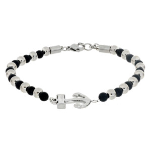 BRACCIALE CM 18+3 UOMO IN ACCIAIO MM 13