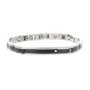 BRACCIALE CM 19+3 UOMO IN ACCIAIO MM 6