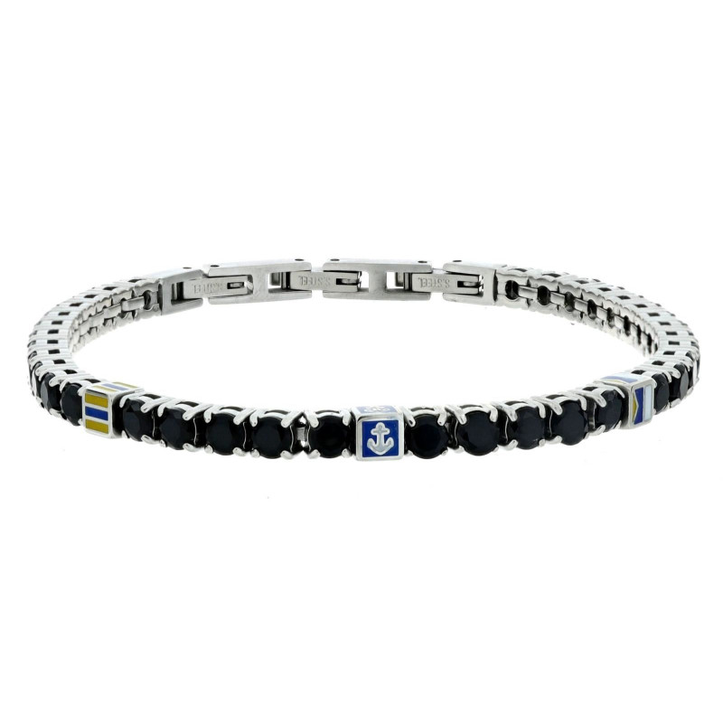 BRACCIALE CM 21 UOMO IN ACCIAIO MM 4