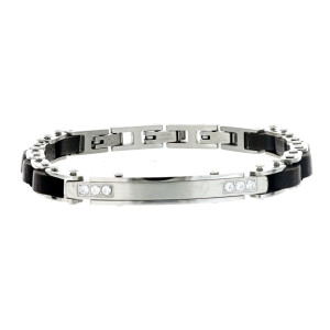 BRACCIALE CM 19+2 UOMO IN ACCIAIO MM 5