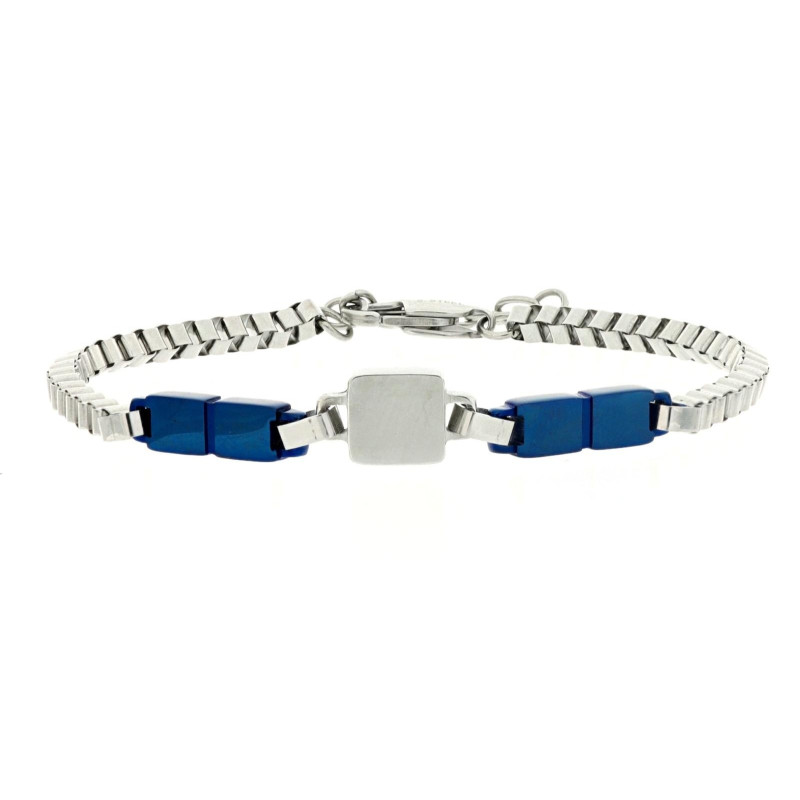 BRACCIALE CM 19+3 UOMO IN ACCIAIO MM 8