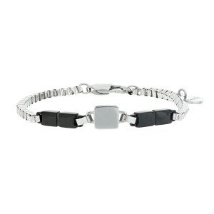 BRACCIALE CM 19+3 UOMO IN ACCIAIO MM 8