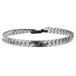 BRACCIALE CM 21 UOMO IN ACCIAIO MM 4