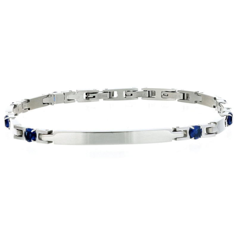 BRACCIALE CM 23 UOMO IN ACCIAIO MM 4