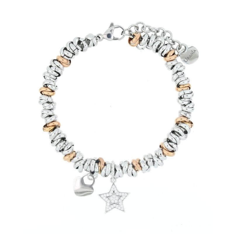 BRACCIALE DONNA IN ACCIAIO CON STELLA